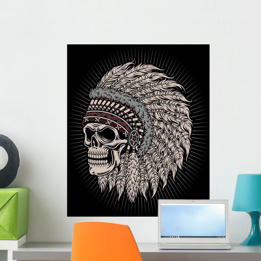 Native American Indian Chief Wall Decal