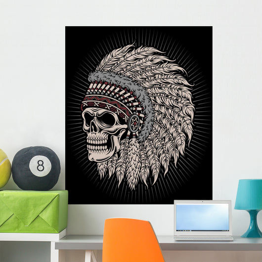 Native American Indian Chief Wall Decal