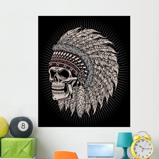 Native American Indian Chief Wall Decal