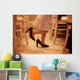 Legs Girl Playing with Wall Decal