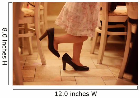 Legs Girl Playing with Wall Decal