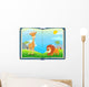 Book about Jungle Animals Wall Decal