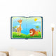 Book about Jungle Animals Wall Decal