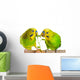 Budgerigar Parrot Wall Decal Design 1