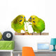 Budgerigar Parrot Wall Decal Design 1