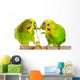 Budgerigar Parrot Wall Decal Design 1