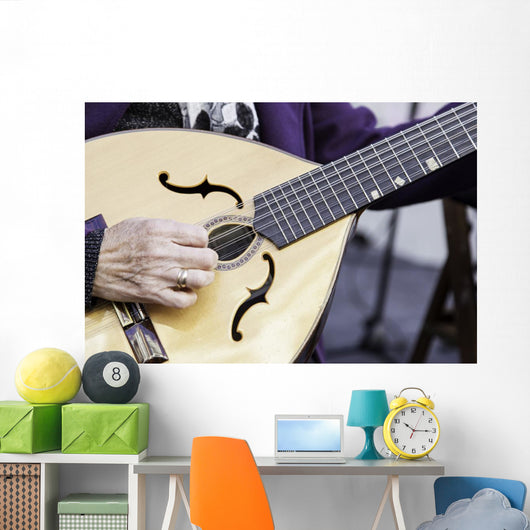 Traditional Mandolin Wall Decal
