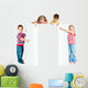 Kids with White Banner Wall Decal
