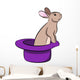 Rabbit Hat Wall Decal