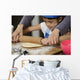 Mother Teaching Her Daughter Wall Decal