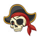 Pirate Skull Wall Decal