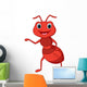 Happy Ant Cartoon Wall Decal