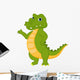 Happy Crocodile Cartoon Wall Decal