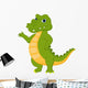 Happy Crocodile Cartoon Wall Decal