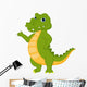Happy Crocodile Cartoon Wall Decal