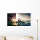 Woman with Kayak Wall Decal Design 2