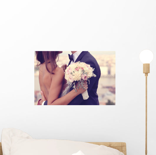 Detail Bride and Groom Wall Decal