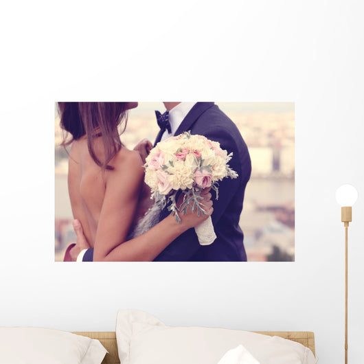 Detail Bride and Groom Wall Decal