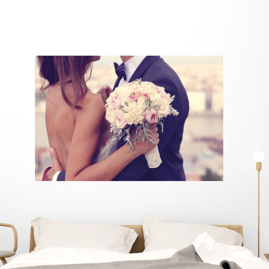 Detail Bride and Groom Wall Decal