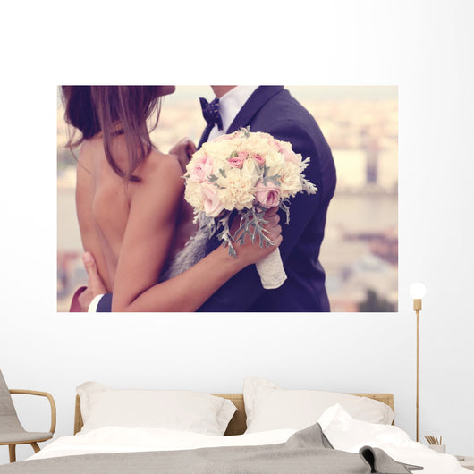 Detail Bride and Groom Wall Decal