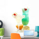 Cocktails Margarita and Blue Wall Decal