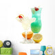 Cocktails Margarita and Blue Wall Decal