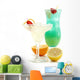Cocktails Margarita and Blue Wall Decal