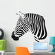 Zebra Stripes White Wall Decal