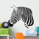 Zebra Stripes White Wall Decal