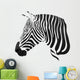Zebra Stripes White Wall Decal