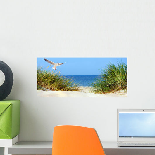 Baltic Sand Dunes Wall Decal Panoramic Wall Decal
