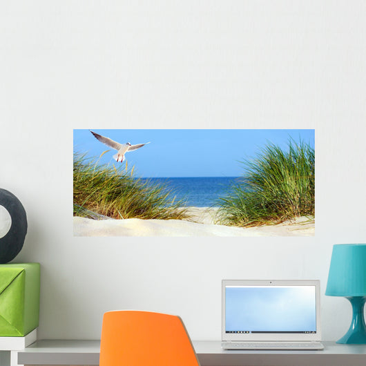 Baltic Sand Dunes Wall Decal Panoramic Wall Decal