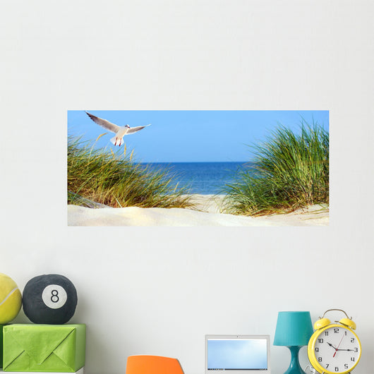Baltic Sand Dunes Wall Decal Panoramic Wall Decal