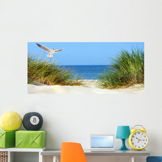 Baltic Sand Dunes Wall Decal Panoramic Wall Decal