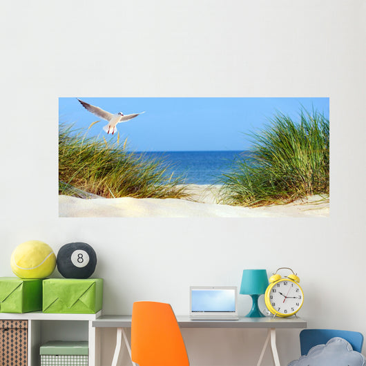 Baltic Sand Dunes Wall Decal Panoramic Wall Decal