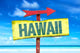 Hawaii Sign with Beach Wall Decal