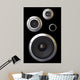 Three Speakers Wall Decal