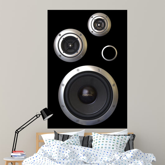 Three Speakers Wall Decal