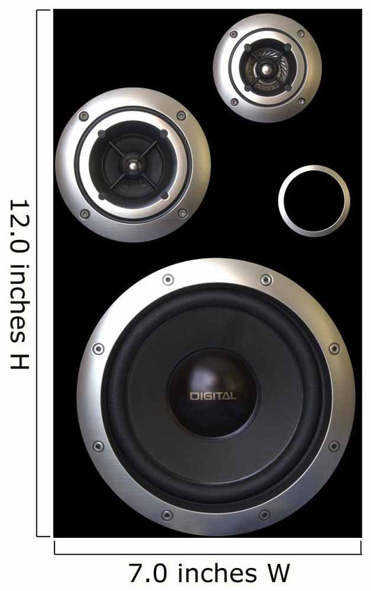 Three Speakers Wall Decal