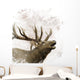 Bull Elk Watercolor Wall Decal