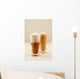 Two Tall Glass Coffee Wall Decal