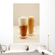 Two Tall Glass Coffee Wall Decal