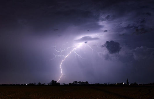Lightning Bolts and Storm Wall Decal