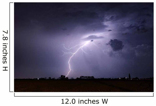 Lightning Bolts and Storm Wall Decal
