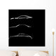 Car Silhouettes Wall Decal