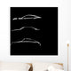 Car Silhouettes Wall Decal