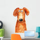 Red Dog Vector Wall Decal