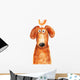 Dog with Chicken Head Wall Decal