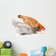 Two Hens and Grains Wall Decal