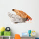 Two Hens and Grains Wall Decal